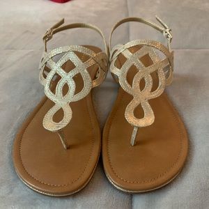 Katie & kelt gold sandals